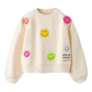 Zara Smileyworld Happy Collection Sweatshirt Size 9/10